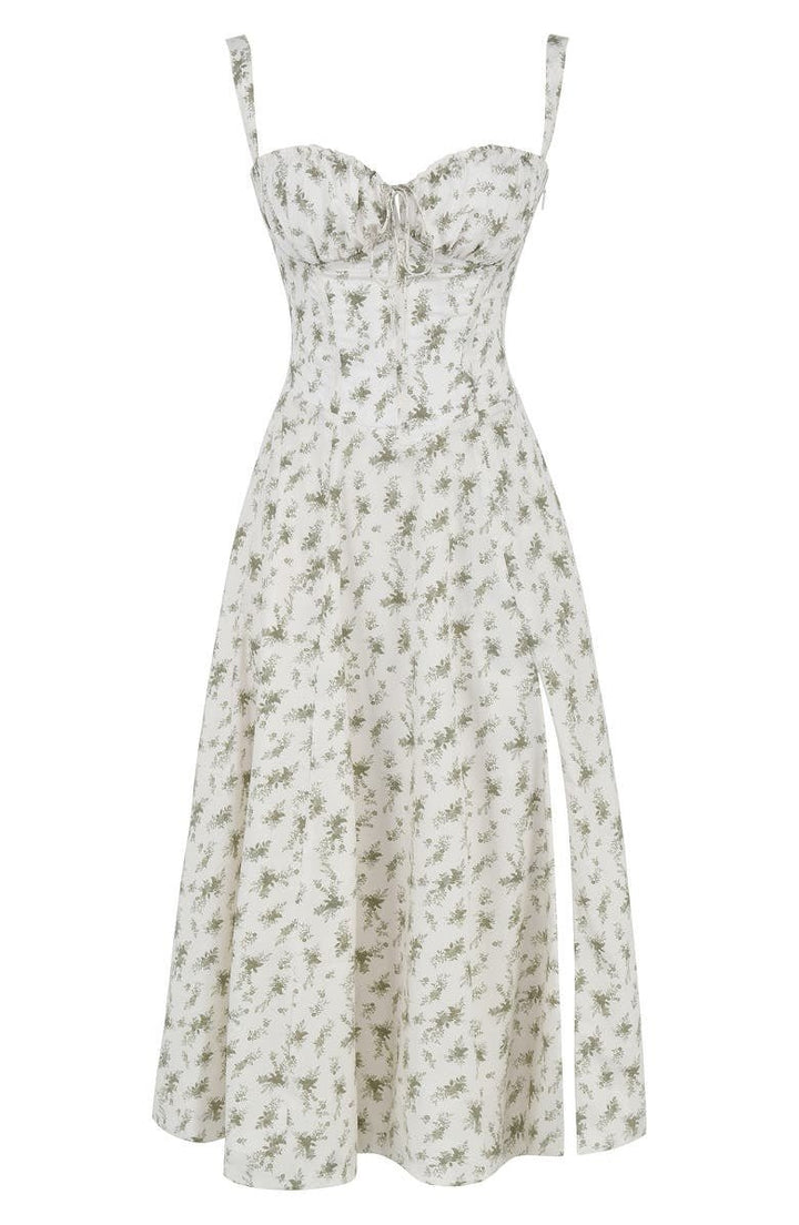 Women's Wedding Guest Bustier Maxi Dress