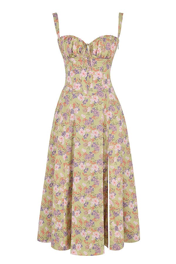 Women's Wedding Guest Bustier Maxi Dress