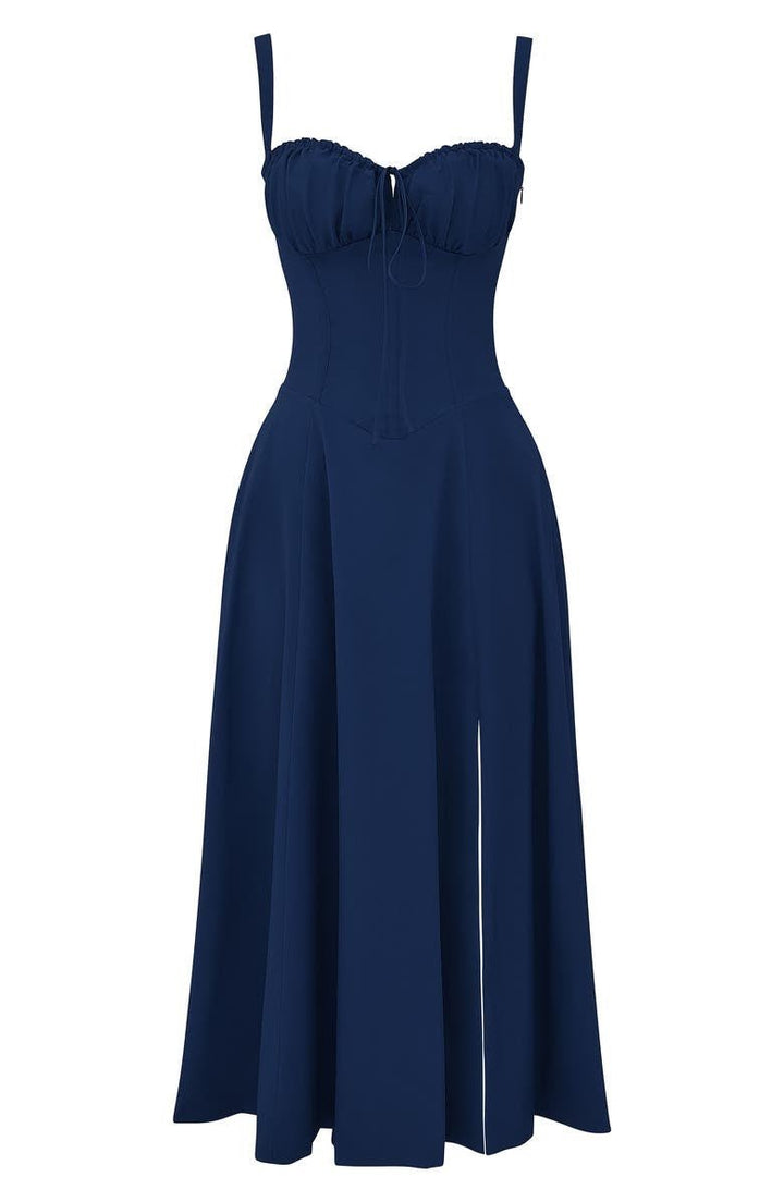 Women's Wedding Guest Bustier Maxi Dress