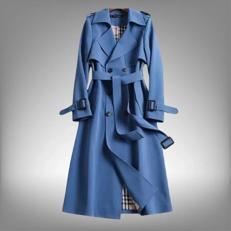 Hilary | Women's Double-Breasted Belted Trench Coat