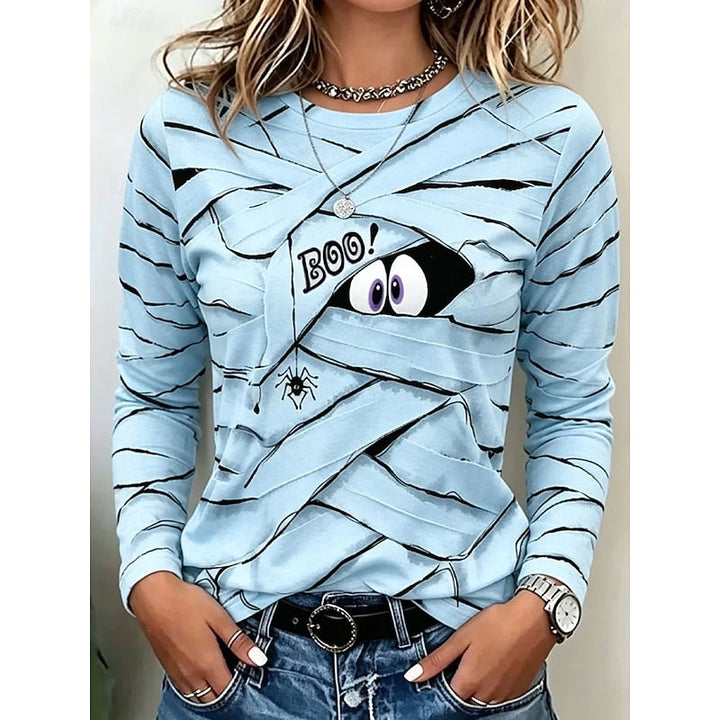 Alison | Women's Halloween Graphic Long Sleeve Top