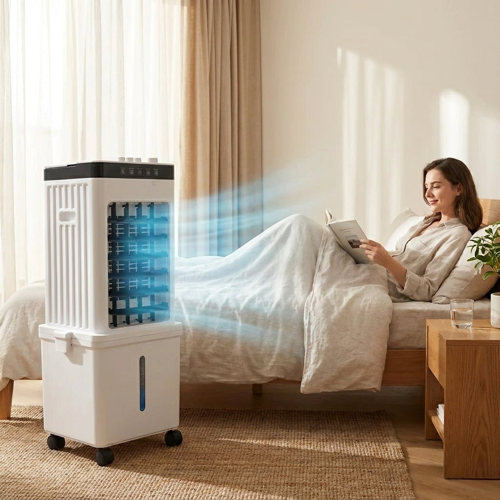 Portable Air Cooler Dehumidifier And Fan Unit
