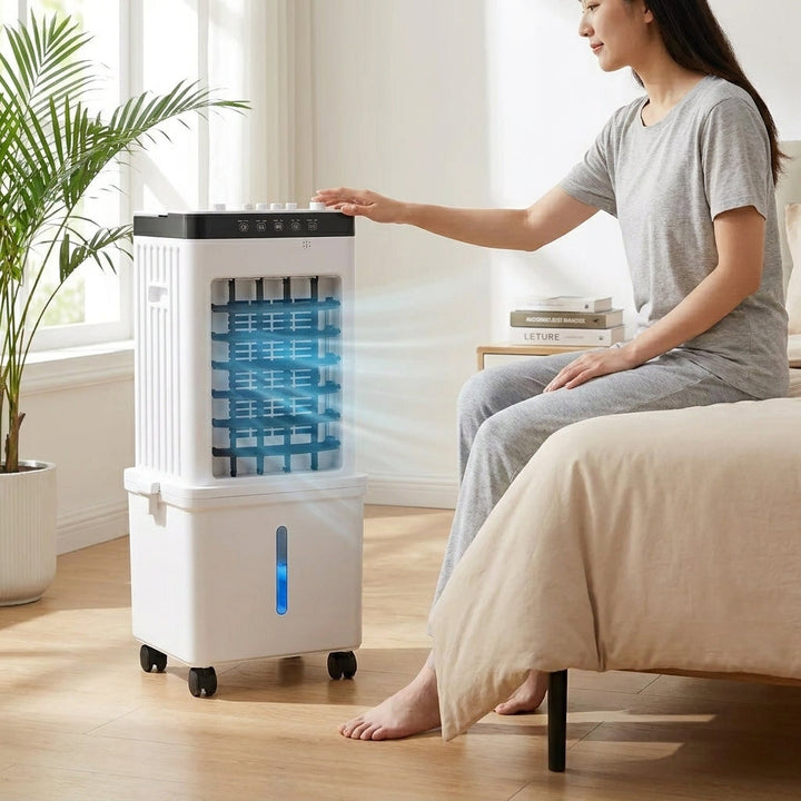 Portable Air Cooler Dehumidifier And Fan Unit