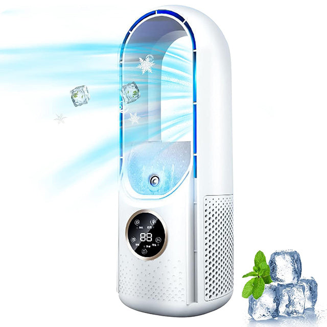 Bladeless Silent Portable Air Conditioner Home Office Cooler