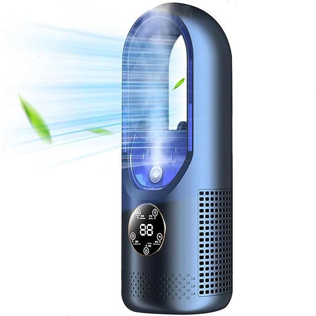 Bladeless Silent Portable Air Conditioner Home Office Cooler