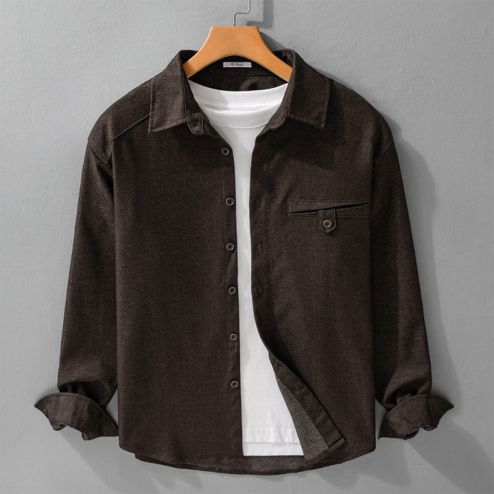 Rylan | Men's Relaxed Fit Brushed Flannel Overshirt Jacket