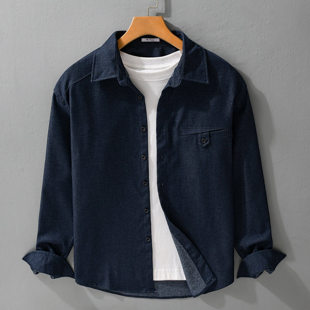 Rylan | Men's Relaxed Fit Brushed Flannel Overshirt Jacket