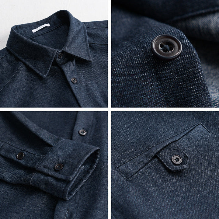 Rylan | Men's Relaxed Fit Brushed Flannel Overshirt Jacket