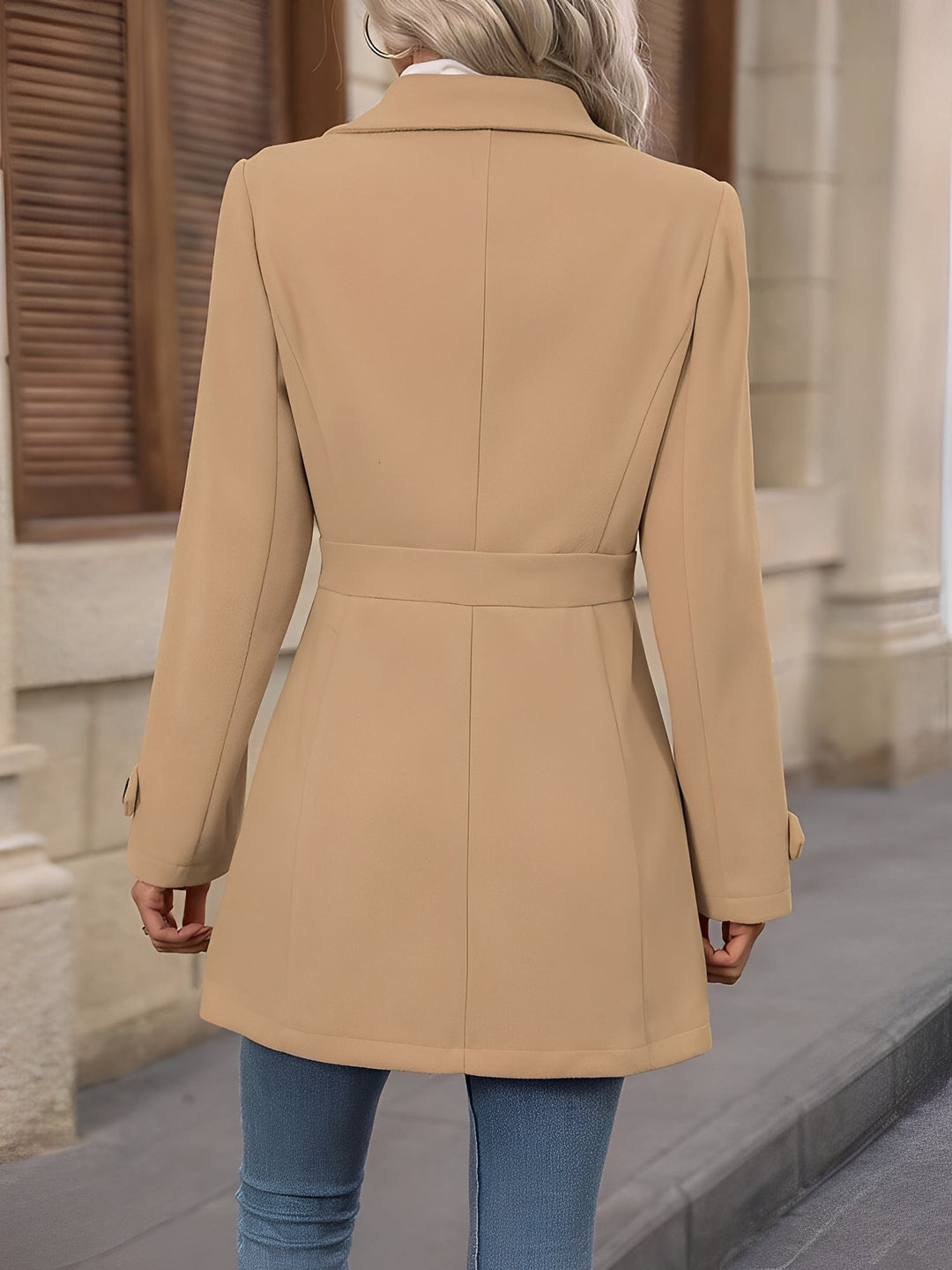 Sasha | Women's Single-Breasted Tailored Trench Coat