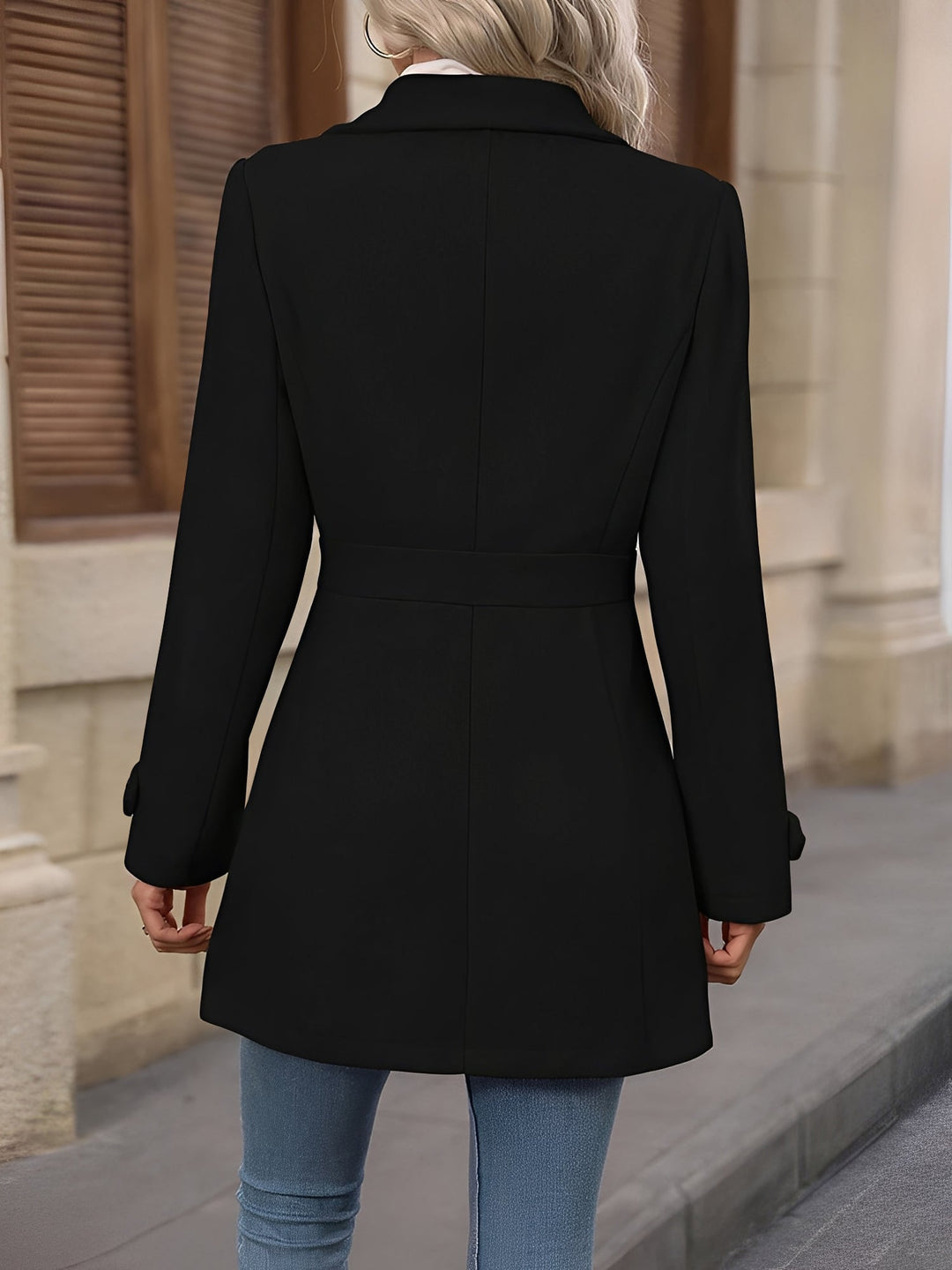 Sasha | Women's Single-Breasted Tailored Trench Coat