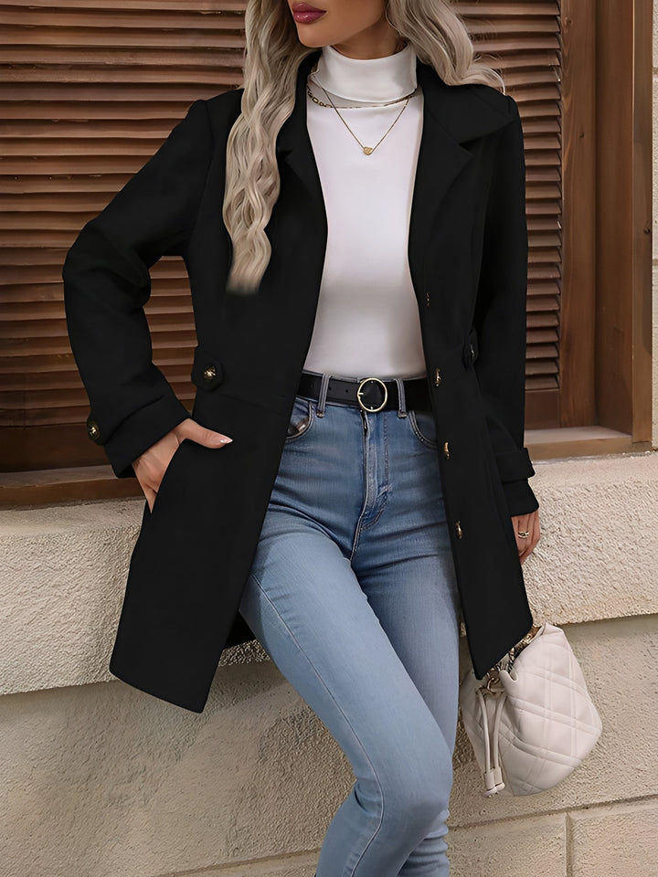 Sasha | Women's Single-Breasted Tailored Trench Coat