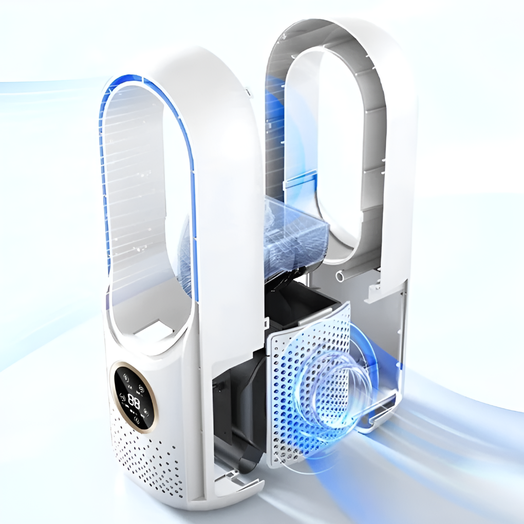 Bladeless Silent Portable Air Cooling Fan Tabletop
