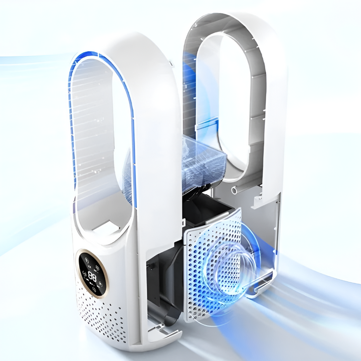 Bladeless Silent Portable Air Cooling Fan Tabletop