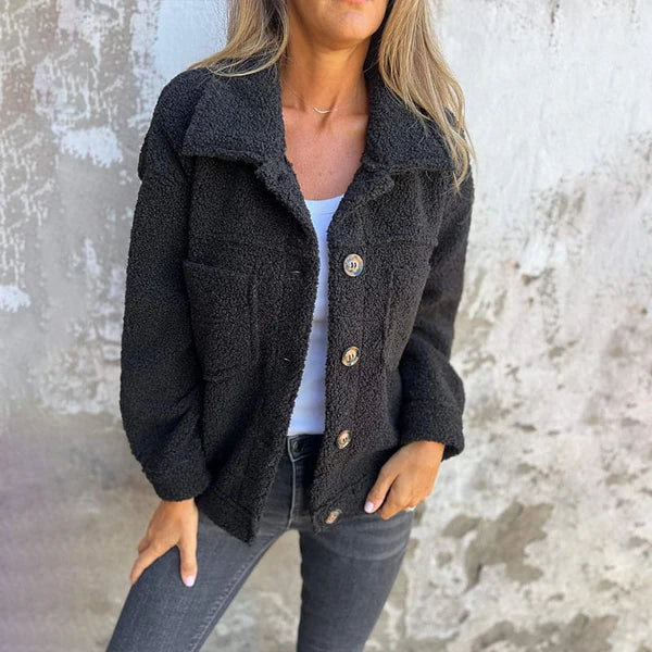 Andrea | Women's Cropped Lapel Jacket