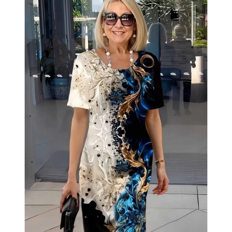 Esme | Women's Printed Midi Dress