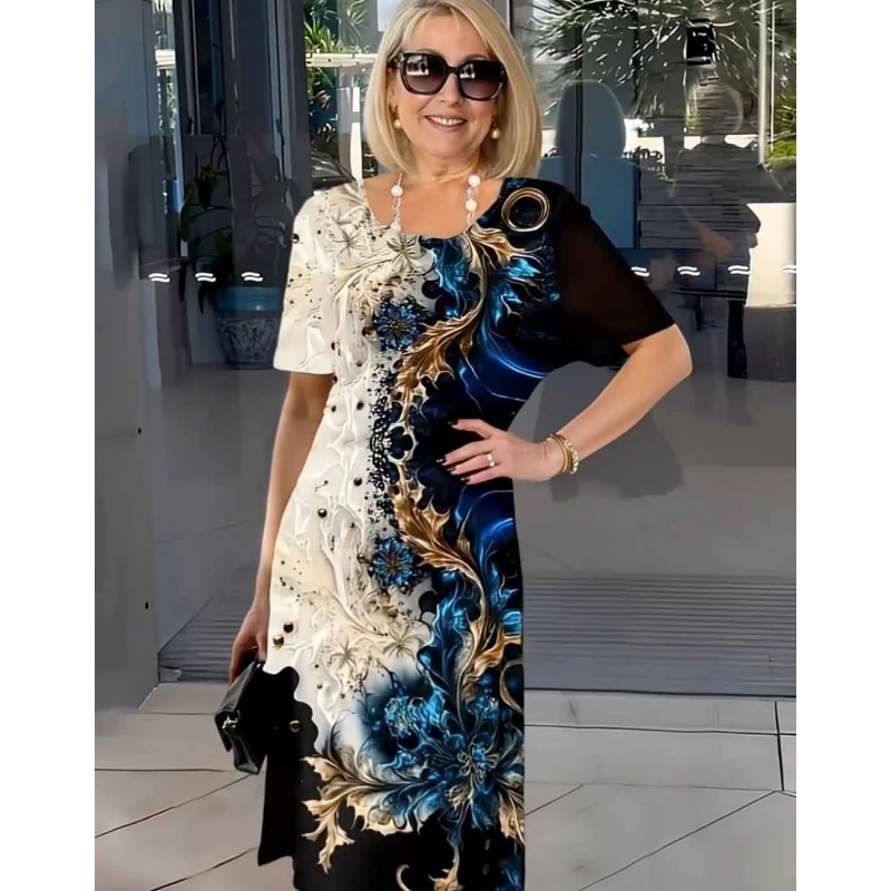 Esme | Women's Printed Midi Dress