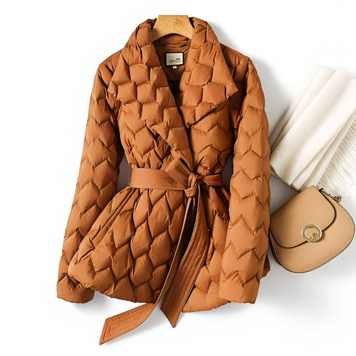 Isobel | Women's Belted Quilted Puffer Jacket