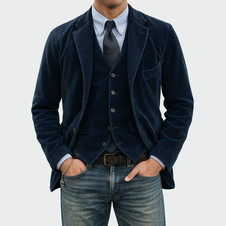 George | Men's Tailored Blazer and Waistcoat Set