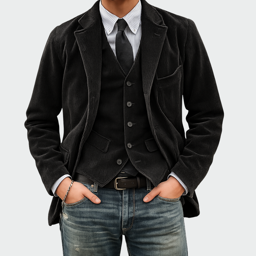 George | Men's Tailored Blazer and Waistcoat Set