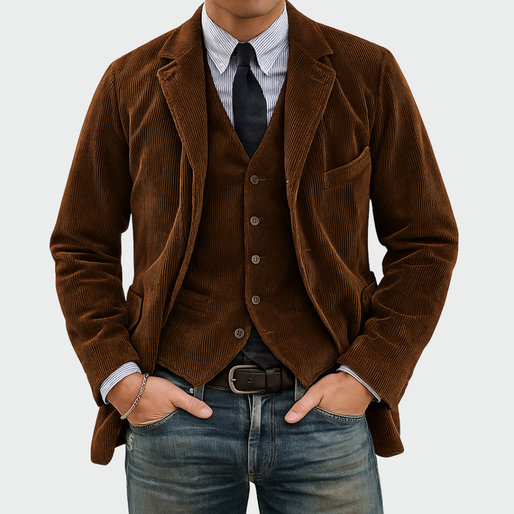 George | Men's Tailored Blazer and Waistcoat Set
