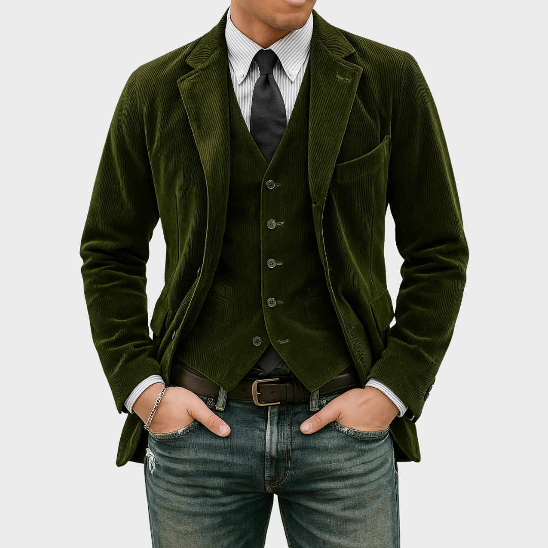 George | Men's Tailored Blazer and Waistcoat Set