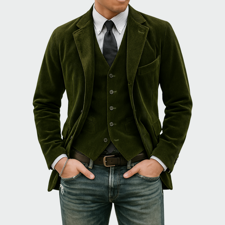 George | Men's Tailored Blazer and Waistcoat Set