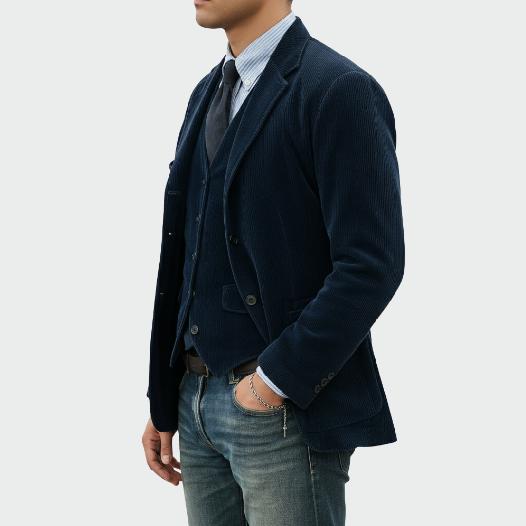 George | Men's Tailored Blazer and Waistcoat Set