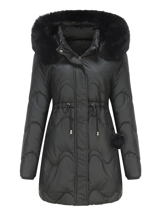 Ophelia | Women's Faux Fur Hooded Padded Parka