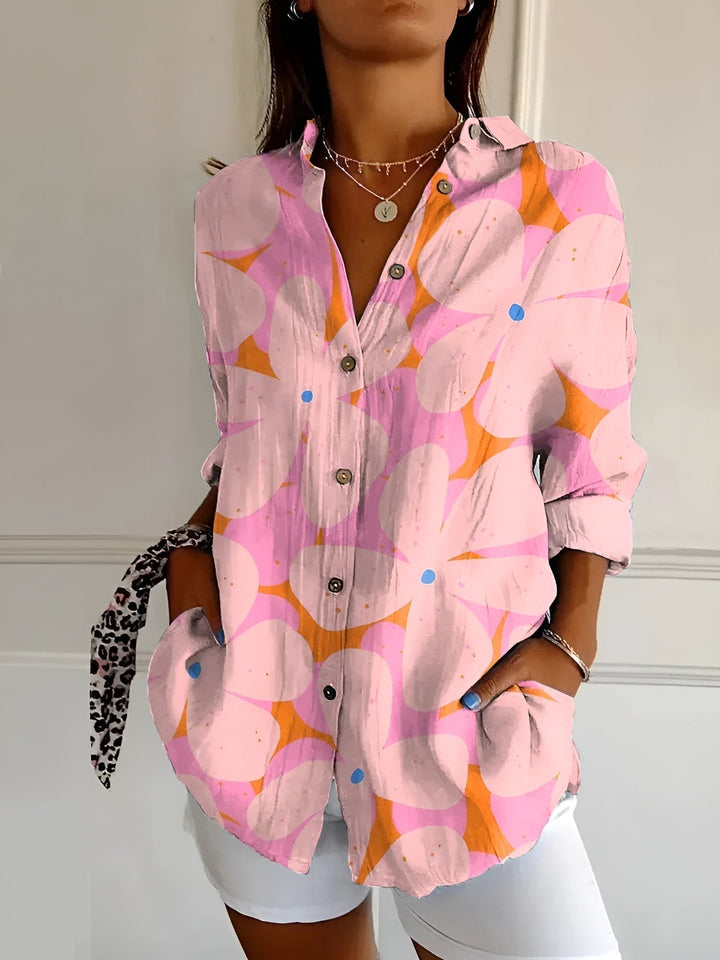 Women's Playful Print Blouse