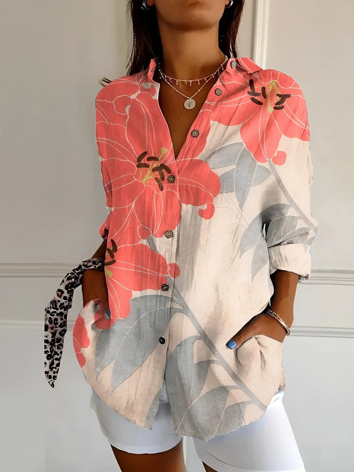 Women's Playful Print Blouse