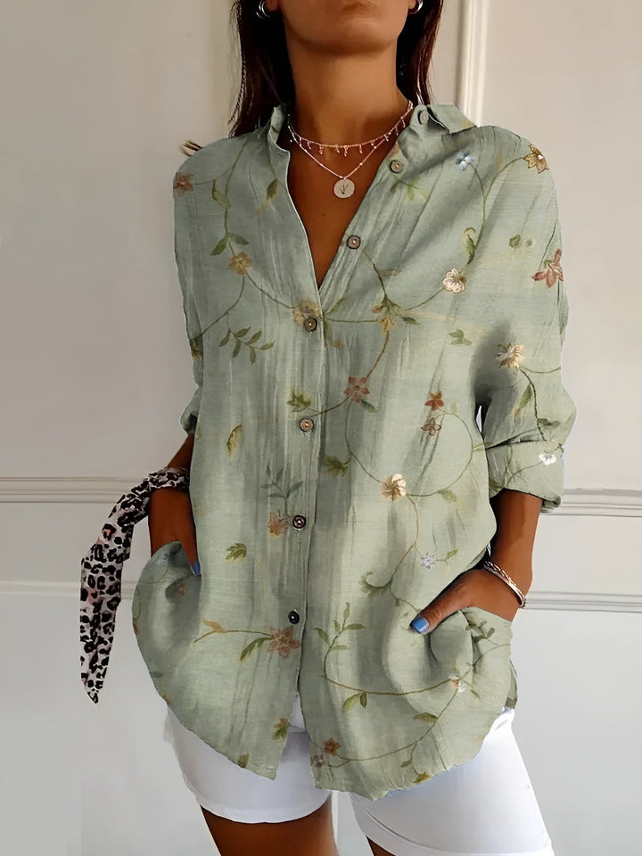 Women's Playful Print Blouse