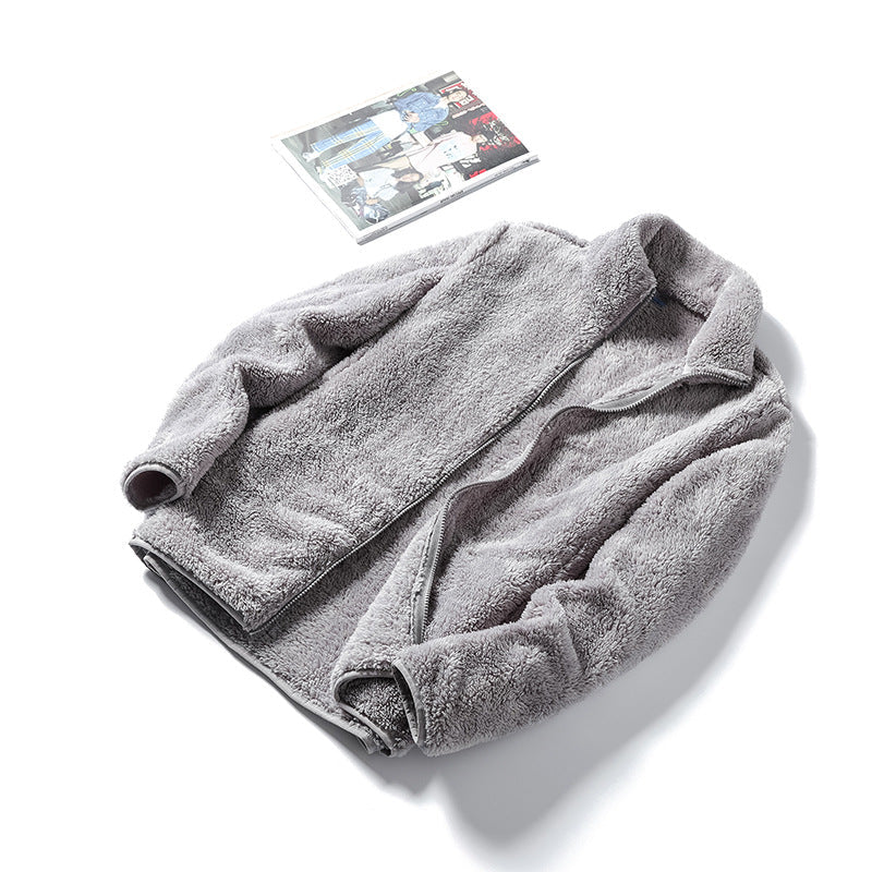 Ismene | Women's Sherpa Fleece Full-Zip Jacket with Stand Collar