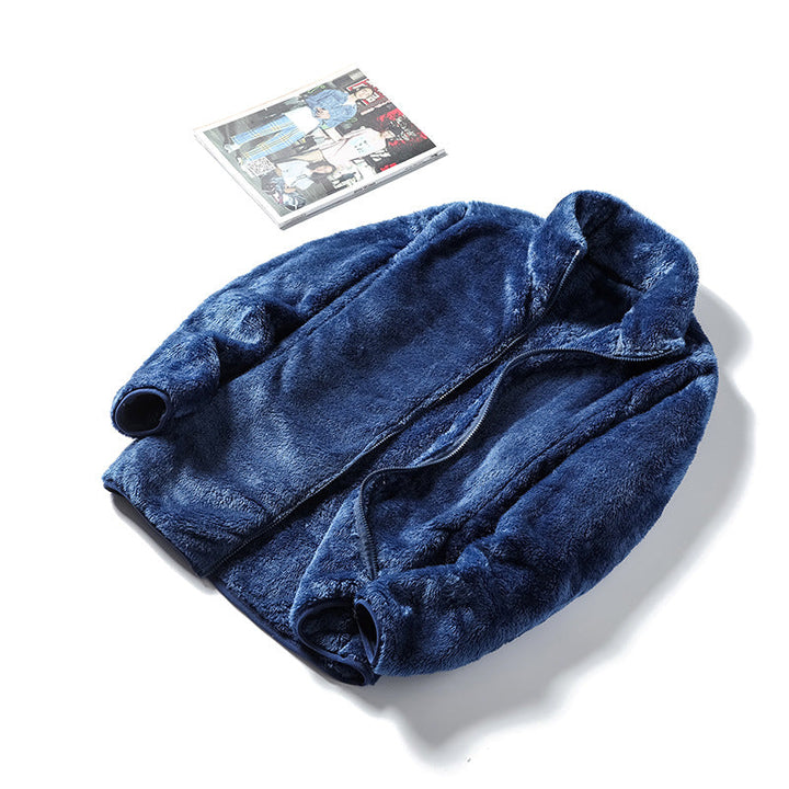 Ismene | Women's Sherpa Fleece Full-Zip Jacket with Stand Collar