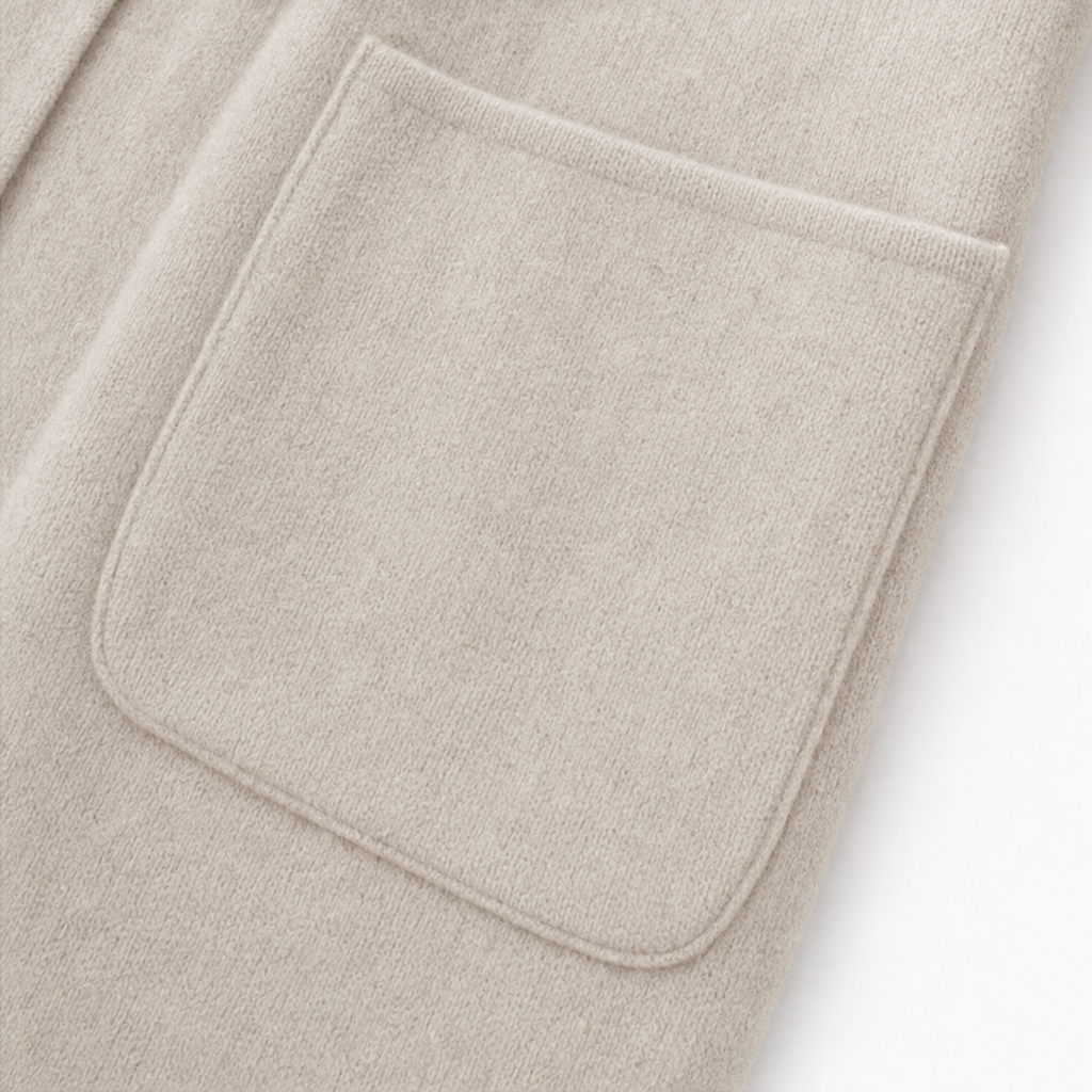 Nerissa | Women's Longline Open-Front Winter Coat with Pockets