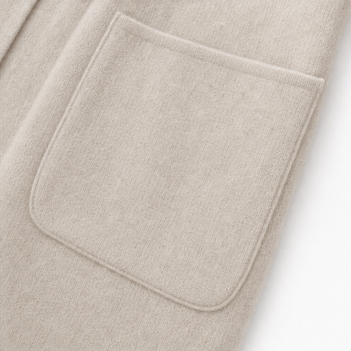 Nerissa | Women's Longline Open-Front Winter Coat with Pockets