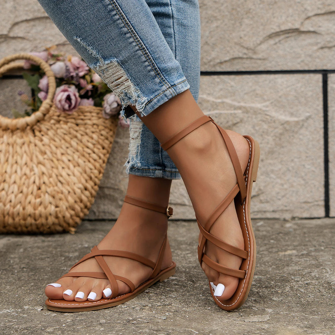Women's Crossover Strap Sandals