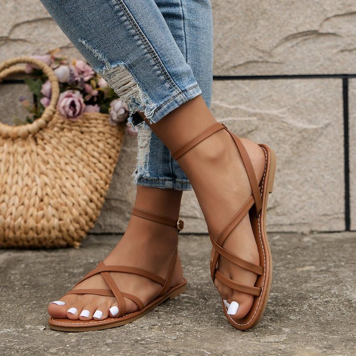 Women's Crossover Strap Sandals