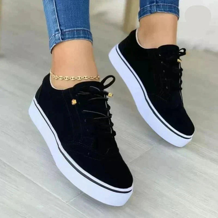 Women's Orthopedic Platform Sneakers Lace Up