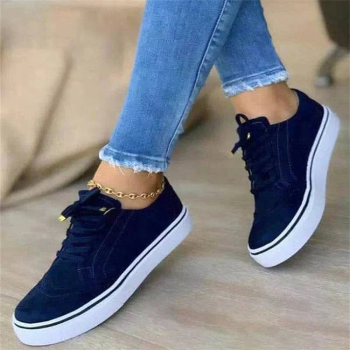 Women's Orthopedic Platform Sneakers Lace Up