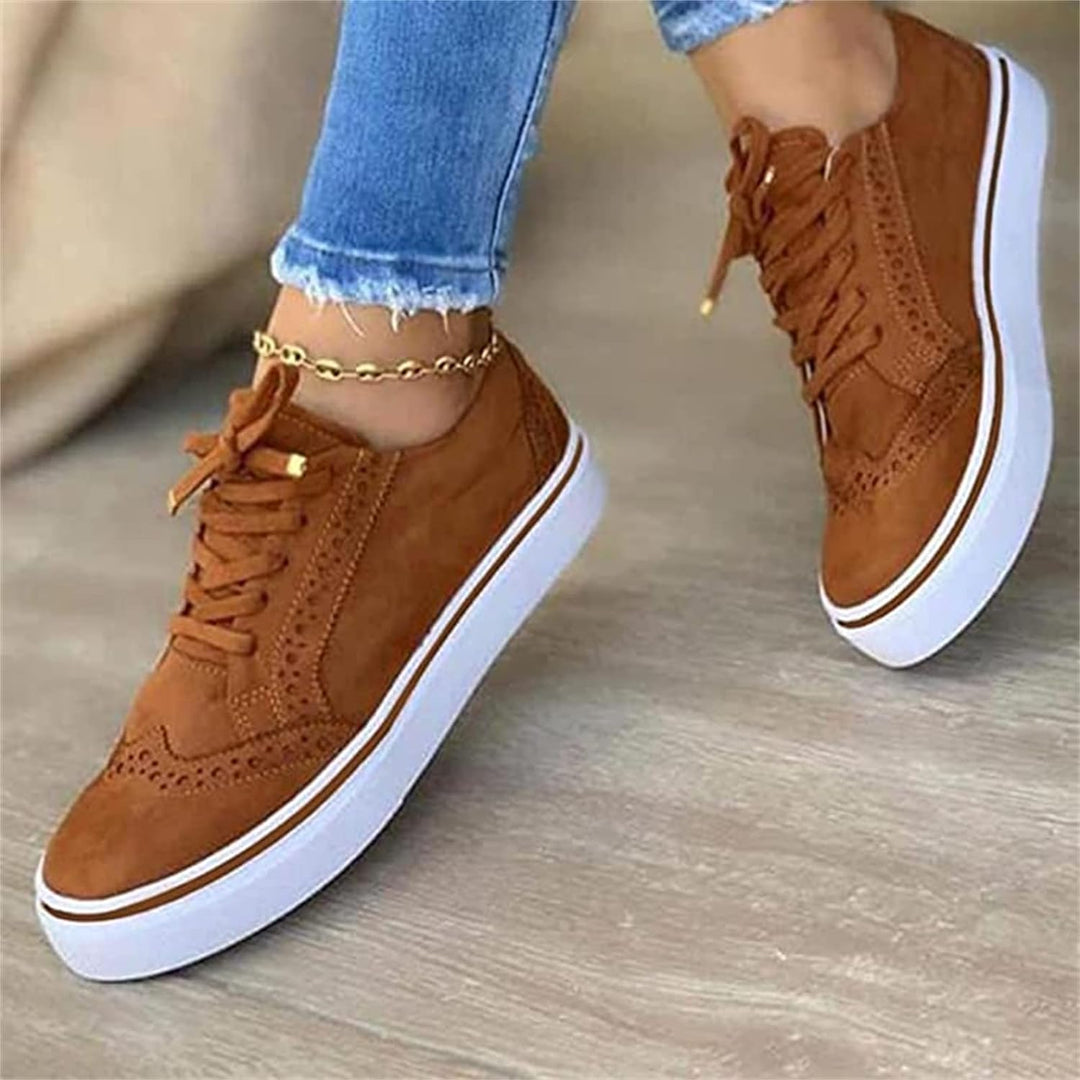 Women's Orthopedic Platform Sneakers Lace Up