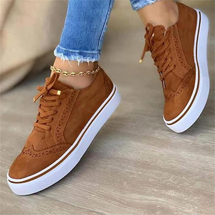 Women's Orthopedic Platform Sneakers Lace Up