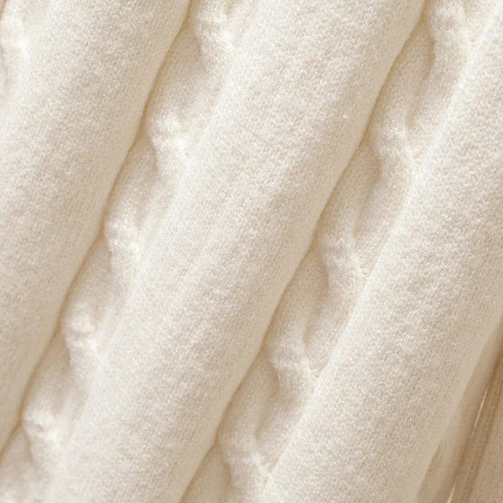 Lottie | Women's Three-Piece Knit Loungewear Set with Quilted Gilet