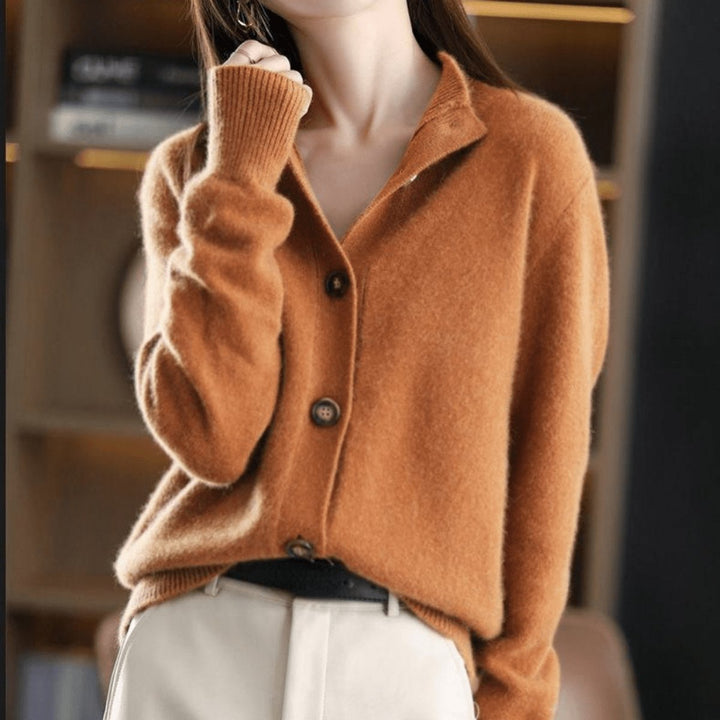Willa | Women's Cashmere-Blend Button Front Cardigan