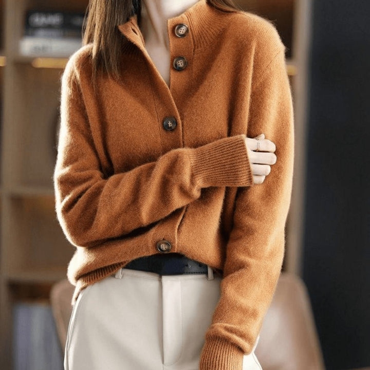 Willa | Women's Cashmere-Blend Button Front Cardigan