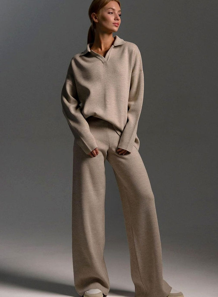 Daisy | Women's Wide-Leg Knitted Lounge Set