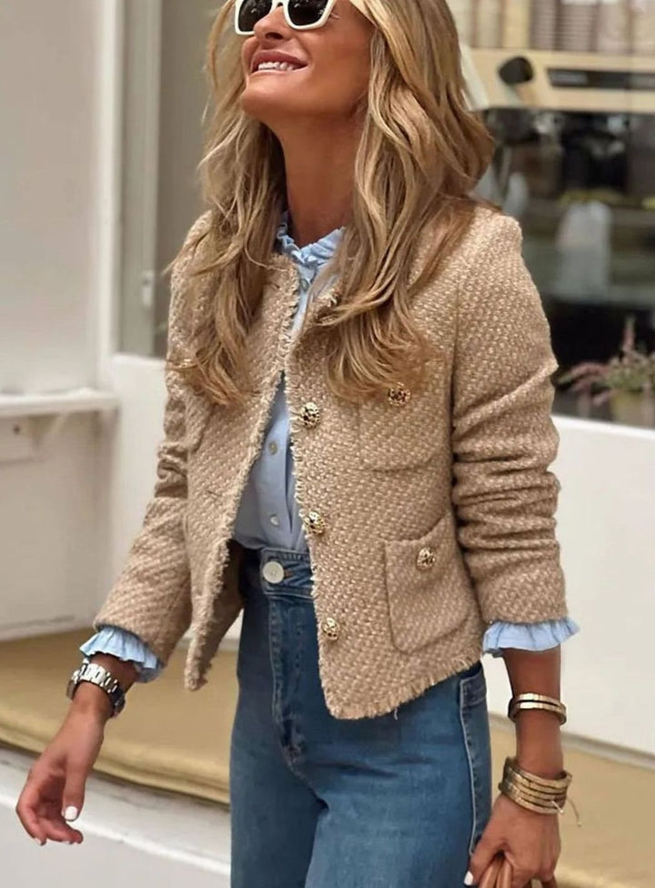 Millie | Women's Cropped Tweed Blazer