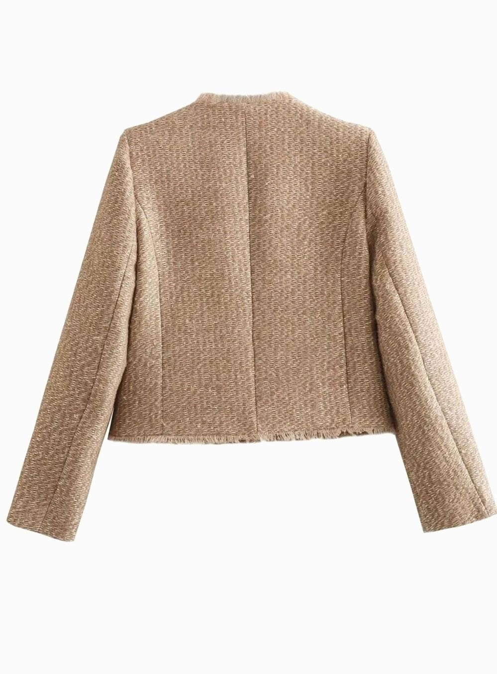 Millie | Women's Cropped Tweed Blazer