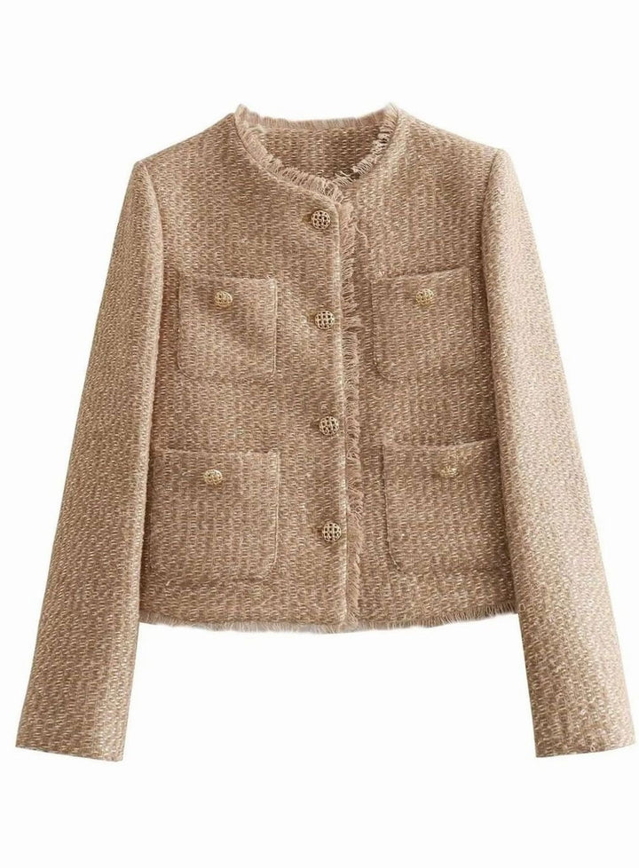 Millie | Women's Cropped Tweed Blazer