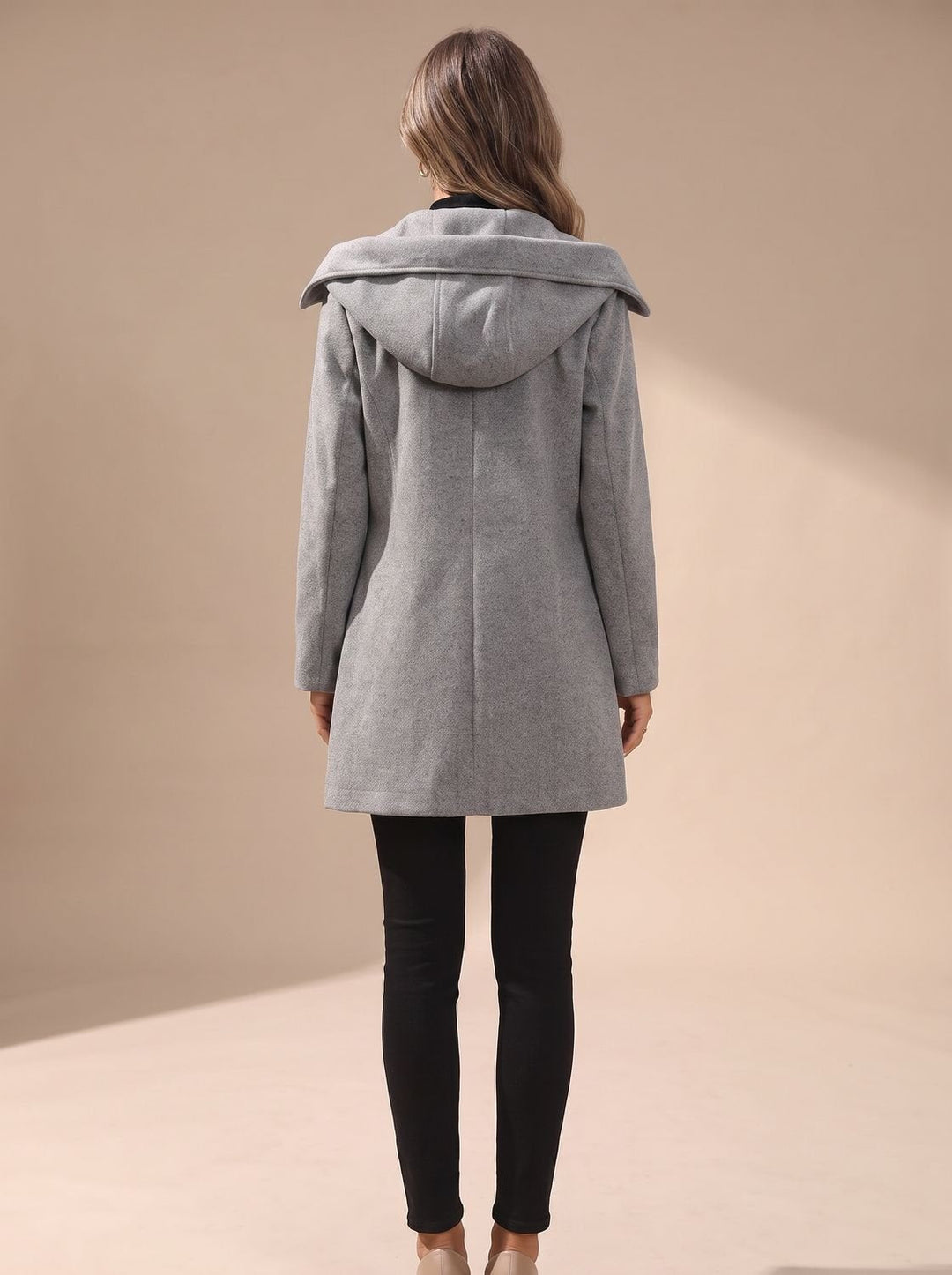 Twyla | Women's Double-Breasted Wool-Blend Coat with Lapels