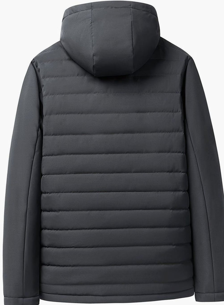 Killian | Men's Fleece-Lined Hooded Quilted Winter Jacket